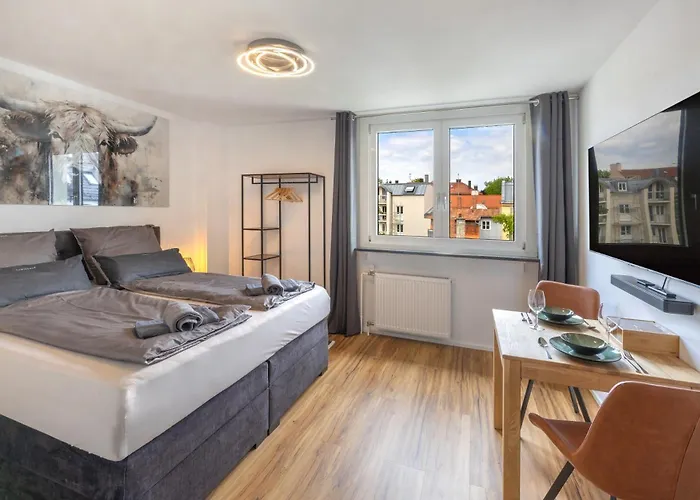 Sweethome - Super Zentral Und Modern, Kueche, Wifi Lägenhet München