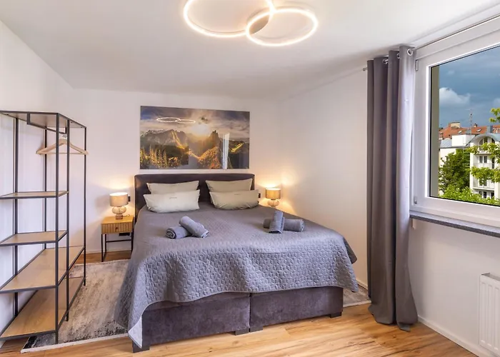 Sweethome - Super Zentral Und Modern, Kueche, Wifi Lägenhet München